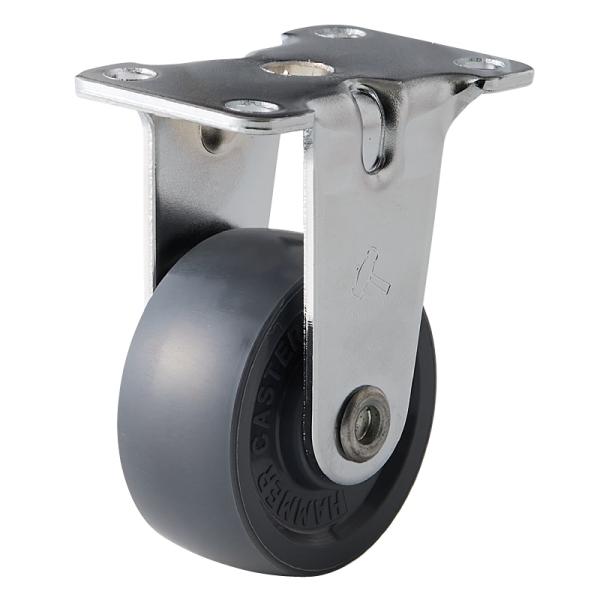 ハンマーキャスター　エラストマー車　固定, ＃４２０Ｒ−Ｕ４０, 236-0095