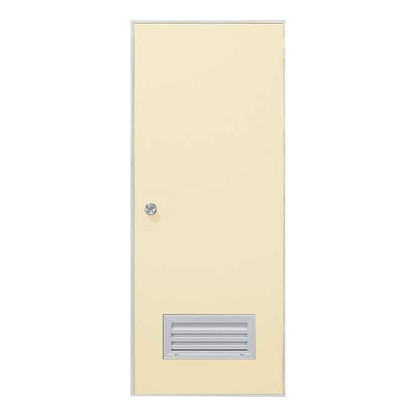 YKK AP 2HD フラッシュドア 障子ユニット 本体のみ 扉厚34mm ガラリ付き ランマなし ...