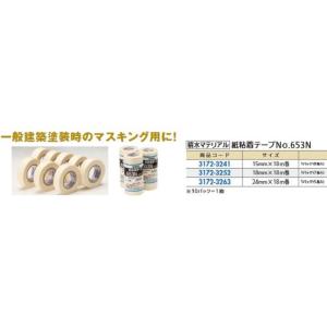 リフォーム用品 積水化学 紙粘着テープ No.653N 15×18(8巻入) 31723241