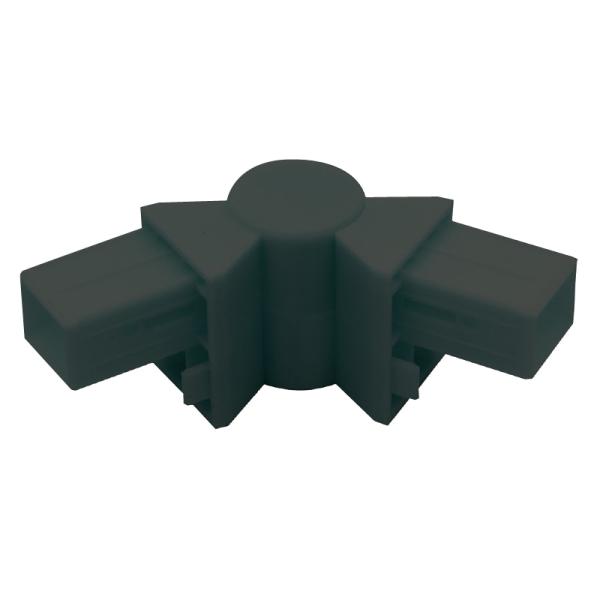 タカショー　エバーアートフェンス用コーナー連結部品, ４０幅用　セピアブラウン　２個入, 357-1...