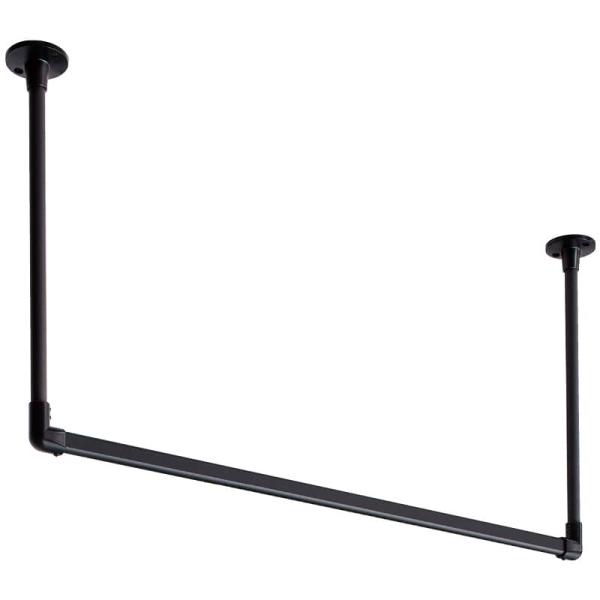 ハンギングバー　Ｈ−１天井付Ｃタイプセット, Ｗ１４００ＸＨ４５０　　ホワイト, 394-8104