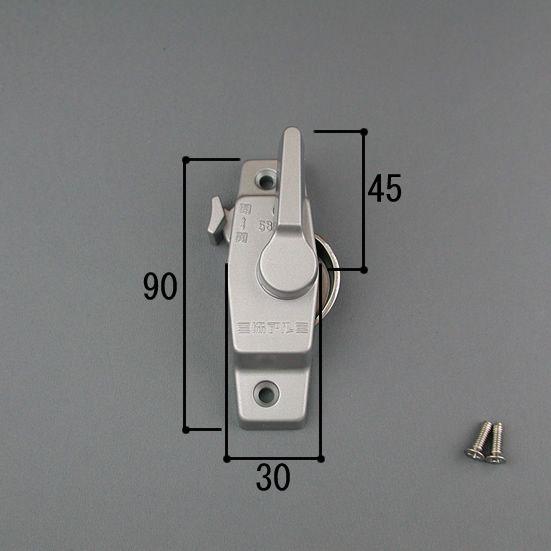 三協 アルミ 旧立山 アルミ 窓・サッシ 部品:引違い窓:クレセント（左勝手）:クレセント(1H05...