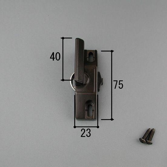 三協 アルミ 旧立山 アルミ 窓・サッシ 部品:台形・角型・トップライト出窓（引違い窓）:クレセント...