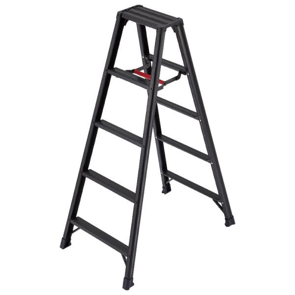 ハセガワアルミ脚立　脚軽ＢＬＡＣＫ, ＲＺＢ−０６ｂ, 468-9711