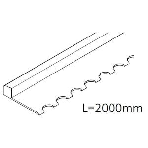 あんからプラス 小口隠し見切R L：2,000mm / 1本入り 色：ホワイト AKPKRW 493...
