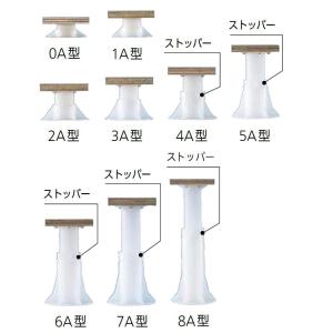 万協 WP型支持脚(補強用) 80本入り WP-155 支持脚 万協フロアー 二重床