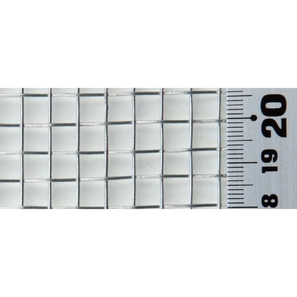 亜鉛引平織金網４５０ｍｍ巾×１Ｍ, ２００４−４５Ｔ　０．８ｍｍ×４メッシュ, 587-0350