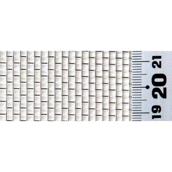 ステン平織金網４５０ｍｍ巾×１ｍ, ２５１０−４５Ｓ　０．４７ｍｍ×１０　メッシュ, 587-040...