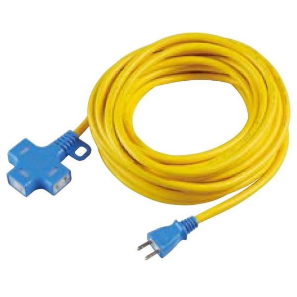 抜け止め十字延長コード ND-10 / 1本入り 66403175 朝日電気