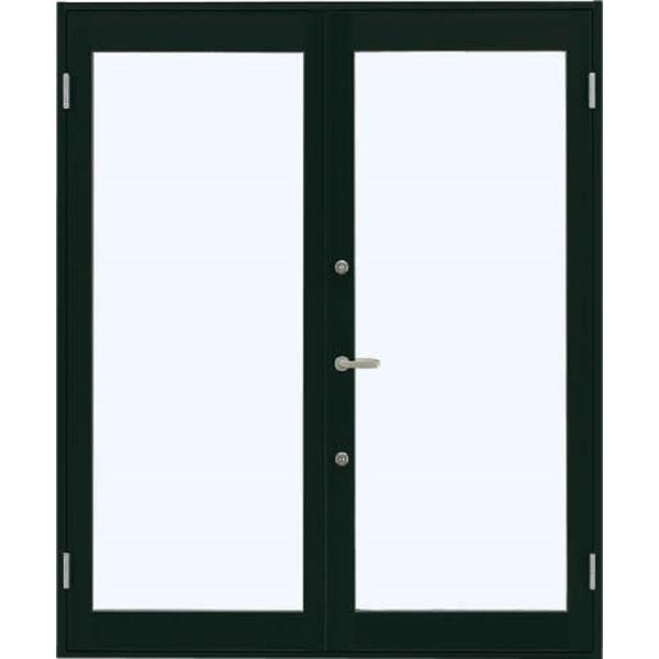 7TD 店舗ドア 両開き ランマなし 2ロック仕様 Low-E複層ガラス仕様 中桟なし W：1,69...