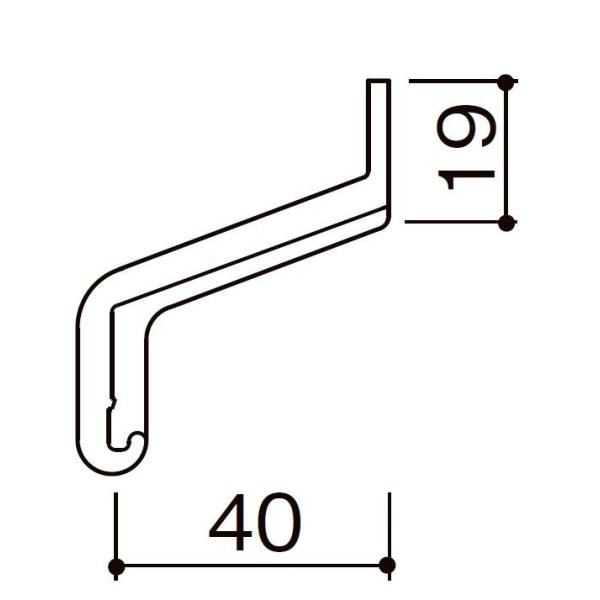 エンドキャップA / 出幅40mm用 入数：50個 製品色：ホワイト A8X34(50) LIXIL...