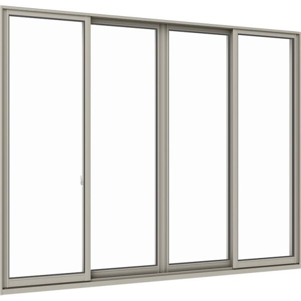 アトモスII PG障子 引違い 4枚建て / 半外付型 Low-E複層ガラス仕様 特注サイズ W：3...