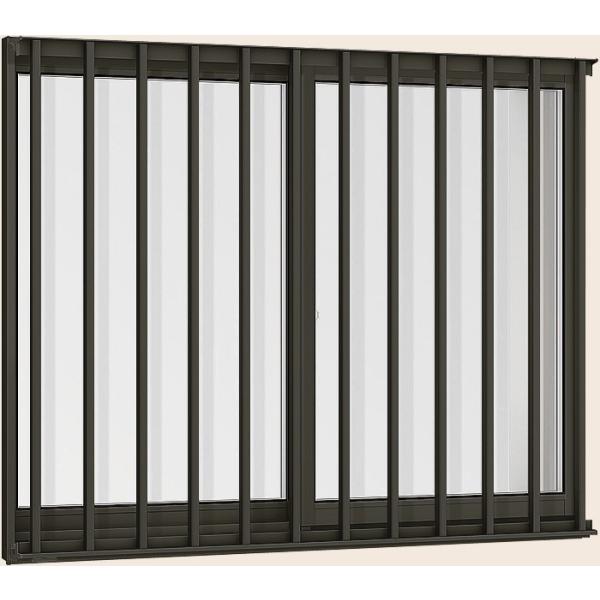防火戸FG-A 面格子付引違い窓 2枚建て Low-E複層ガラス / 網入仕様 08005 W：84...