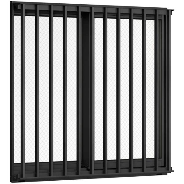 TW 防火戸 / 面格子付引違い 2枚建て 複層ガラス仕様 11407 W：1,185mm × H：...