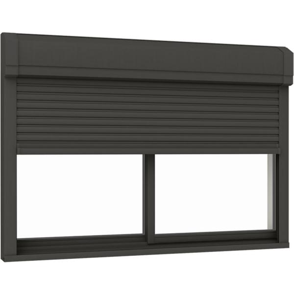 TW 防火戸 シャッター付引違い2枚建て / 手動 複層ガラス仕様 16522 W：1,690mm ...