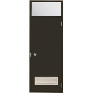 ロンカラーフラッシュドア ガラリ付き ランマ付き 内付型 07822 W：785mm × H：2,2...