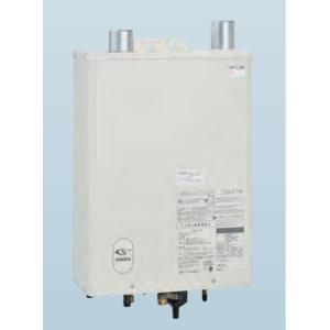 長府製作所 うす型給排気筒 FF-70-082R/FF-70-082RK 壁掛よこ近接 接続