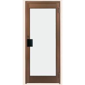 クリエラガラスドア 内付型三方枠仕様 1枚ガラス仕様 片開き 特注サイズ W：538〜923mm ×...