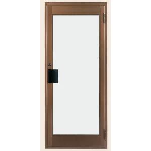 クリエラガラスドア 片開き 半外付型 1枚ガラス / PG仕様 Low-E複層ガラス仕様 0820 ...