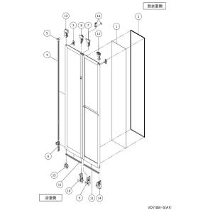 交換用樹脂パネル DO-QDL714 / 1枚入り LIXIL リクシル TOSTEM トステム