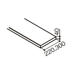 LIXIL（リクシル） カウンター本体セット クリエカラー / 奥行：500mm 