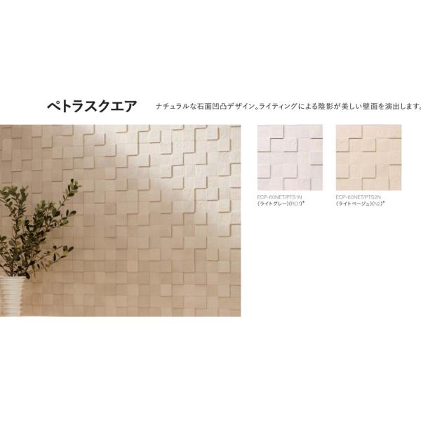 エコカラットプラス / ペトラスクエア 60角ネット張り ECP-60NET/PTS1N 製品色：ラ...
