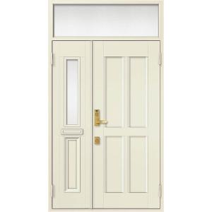 クリエラR 親子ドア 11型 半外付型 ランマ付き 特注寸法 W：1,240mm × H：1,892...