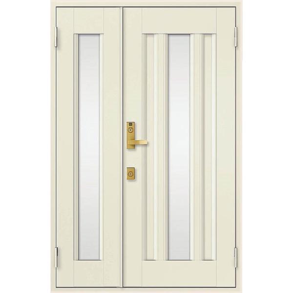 クリエラR 親子ドア 16型 半外付型 ランマなし 鎌付箱錠仕様 W：1,240mm × H：1,9...