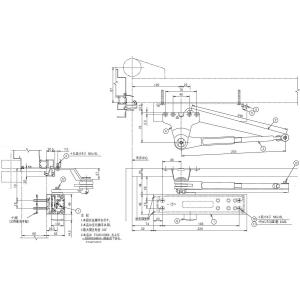 ドアクローザー 標準タイプ アヴァントス用 製品色：オータムブラウン G-0001-DGTD 交換用...