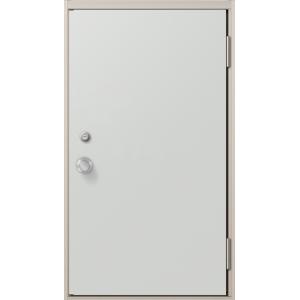 外部物置ドア 11型 非防火 K4 / 握り玉仕様 W：640mm × H：1,400mm LIXI...