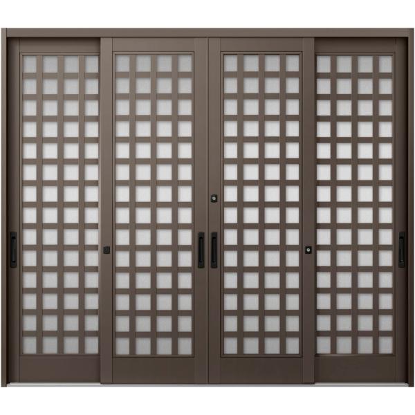 玄関引戸JS 25P型 4枚建戸 ランマなし 26022 W：2,604mm × H：2,257mm...