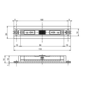 アウトレット商品 引戸ブレーキ(枠) / 1個入り 部品色：ブロンズ(YB) HH-2K-33287...