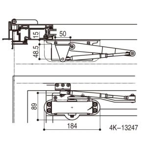 YKKAP交換用部品 ドアクローザー(HH-2K-18746) : Shop TOS - 通販