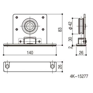 電動サムターン・R / 1個入 部品色：ダークブラウン QDQB689R