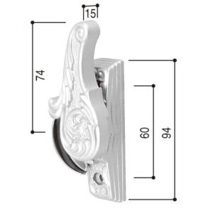 クレセント ピッチ45 / 1セット入り HH-K-10535 / HH-K-10536 交換用 部品 YKK AP｜clair