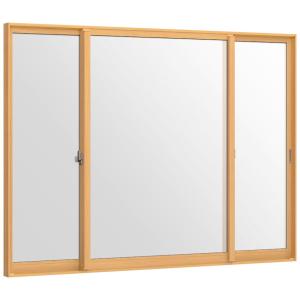 インプラス 引違い窓 3枚建 / 一般複層透明ガラス W：3,001〜3,500mm 