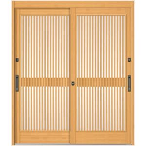 花伝 K6 70型 千本格子 2枚建 半外付枠 ランマなし 16922 玄関 引き戸 LIXIL リ...