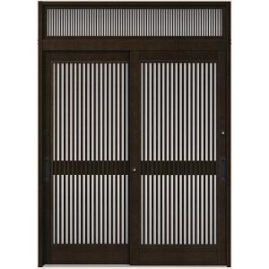 花伝 K6 2枚建て 半外付枠 ランマ付き 90型 千本格子 18723 W：1,870mm × H...