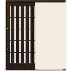 花伝 K6 一筋片引き戸 ランマなし 94型 板子格子 16919 W：1,692mm × H：1,...