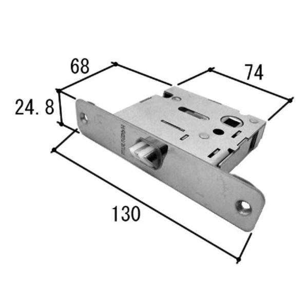 ケース錠(ラッチ) / 1個入り KE0886 交換用 部品 三協アルミ