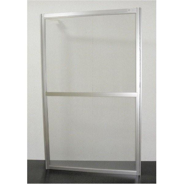 M型網戸 引き違い2枚建て 持ち出し用 上下持ち出し金具付き 特注サイズ W：1,142〜1,256...