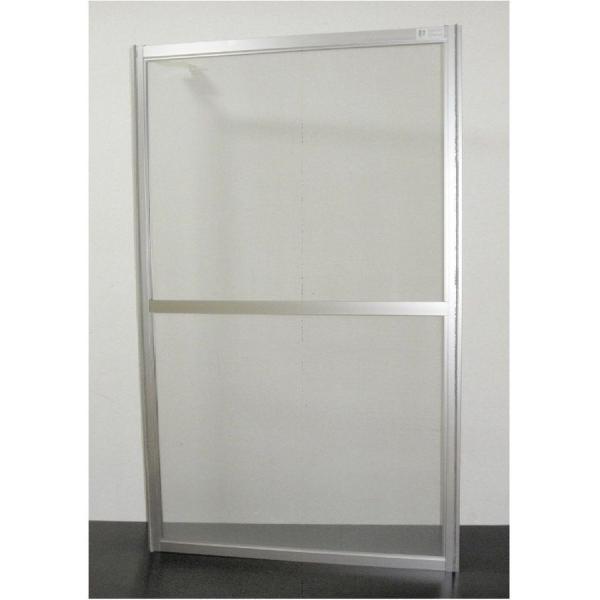 M型網戸 引き違い2枚建て 上部持ち出し部材付き 特注サイズ W：867〜971mm × H：1,1...