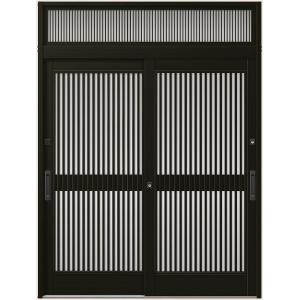 光悦 K6 50型 千本格子 2枚建 半外付枠 ランマ付き 17923 W：1,790mm × H：...