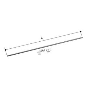 ランドリーパイプ ブラケット付 L：1,125mm / 1本入り 部品色：ホワイト LAP-1132...