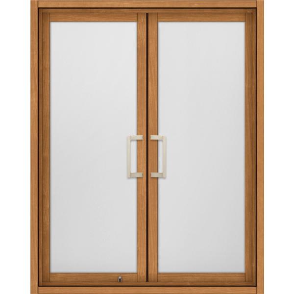 ラシッサS 両開き窓 / ケーシング枠 デザイン：LGA 特注 W：734〜805mm × H：82...