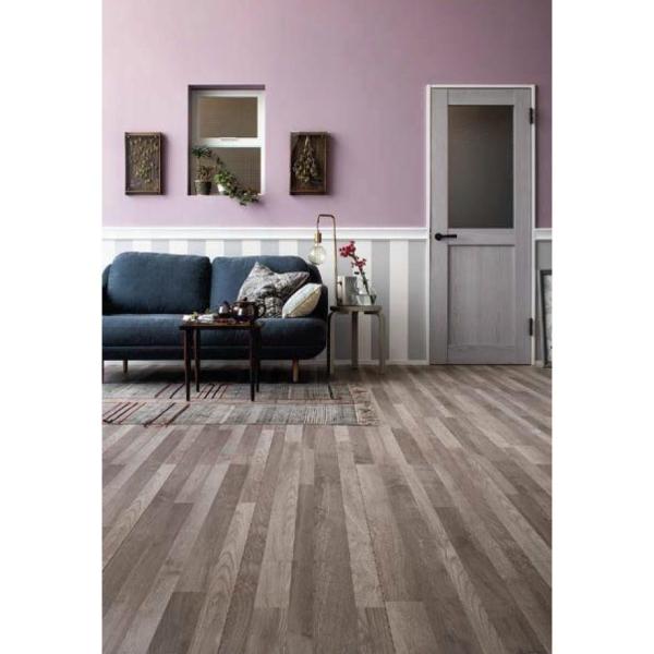 ラシッサD フロア 床材 ランダムストライプ調 ND-2X 6枚入り 捨て張り工法 / 二重床工法 ...