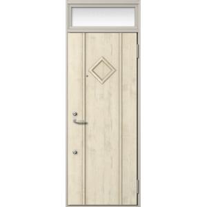 リジェーロα アパートドア 非防火 22型 2ロック / K4仕様 ランマ付き W：785mm × ...