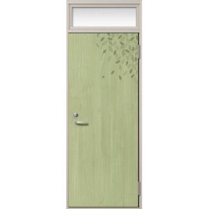 リジェーロα アパートドア 非防火 23型 1ロック / K3仕様 ランマ付き W：785mm × ...