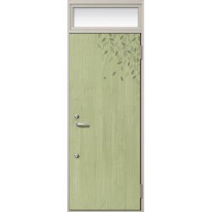 リジェーロα アパートドア 非防火 23型 1ロック / K4仕様 ランマ付き W：785mm × ...