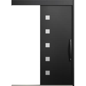 エルムーブ2 一本引き L21型 アルミ色 システムキー / リニアスライド仕様 呼称：183 W：...